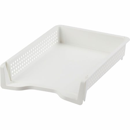 Business Source Stackable Letter Tray, White BSN42570